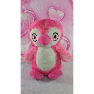 Large Nanco 15" Pink & White Penguin Stuffed Animal Plush Toy Cute Kawaii